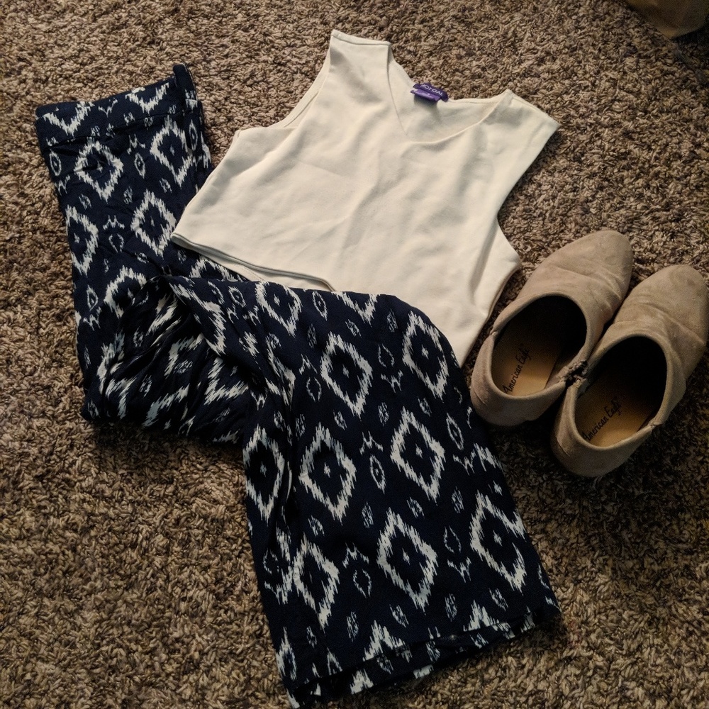 Wide leg flowey pant